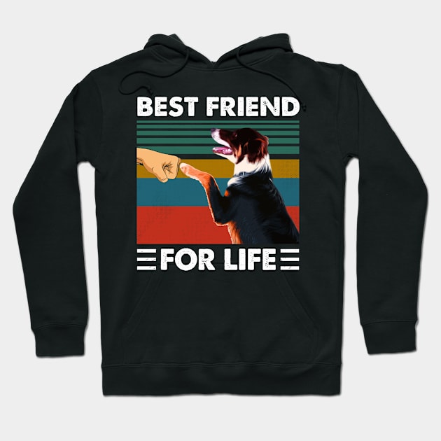 In the Zone: Border Collie Best Friend For Life on Sleek T-Shirt Hoodie by HOuseColorFULL